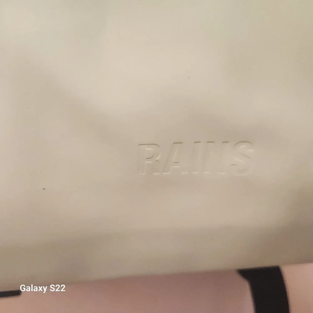 RAINS Rolltop Rucksack Backpack. Color: Mineral. NWT